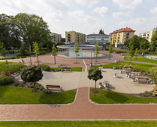 Wolnósci Square, public square in Bilgoraj (Poland)