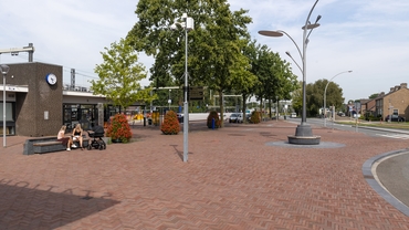 Place de la gare à Wijchen (NL)