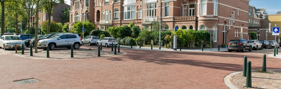 Clay pavers for public spaces