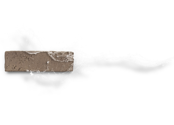 Wasserstrich klinker Braun