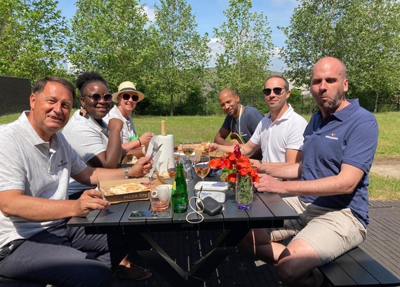 Het Vandersanden-team van Halluin (FR)