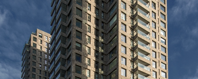 Жилые высотные здания Boston Seattle, Роттердам (NL)