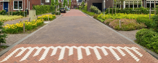 Vinkeveld housing estate in Vinkeveen (NL)