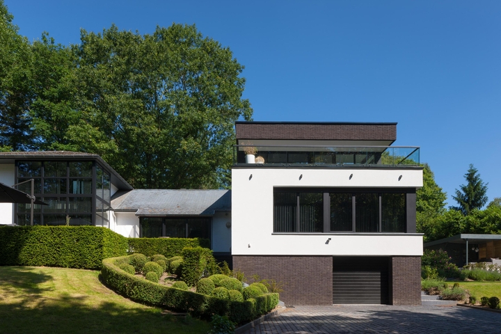 Gevelststeem Zwart Zwart Mangaan Woning
