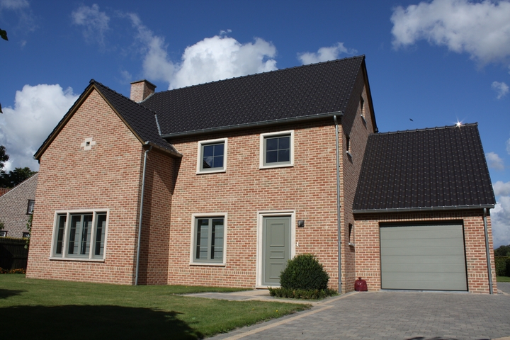 Gevelstenen Rood Cayenne eengezinswoning
