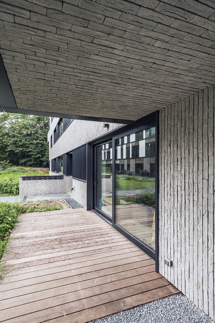 Gevelststeem Grijs Quartis Appartementen Coccicinelles