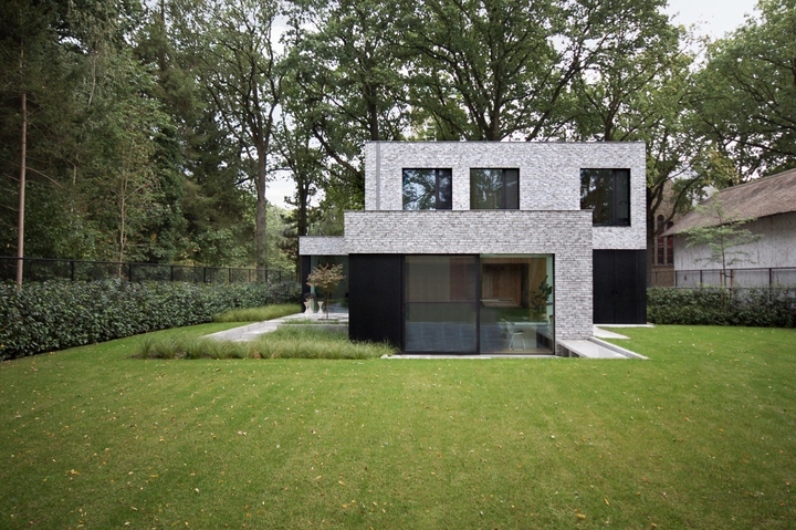 Gevelstenen Wit Wapper/Rainbow Snowdust Woning