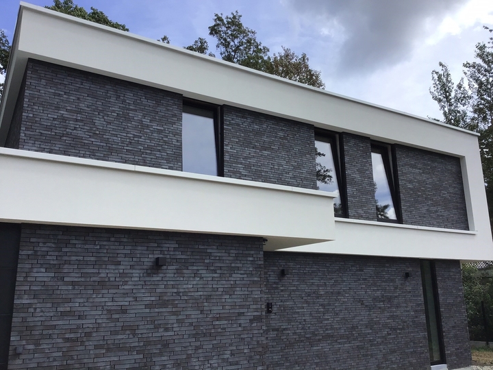 Gevelstenen Zwart Chemnitz Woning
