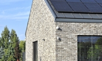 dom jednorodzinny pod łodzią w cegle 330 nevado light w kolorze szaro-beżowym