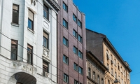soho boutique hotel w budapeszcie w cegle klinkierowej cottbus w kolorze purpurowo-brązowym