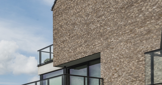 Waterstruck brick – a pure look and fine lines