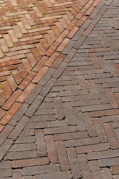 Garden pavers in different sizes
