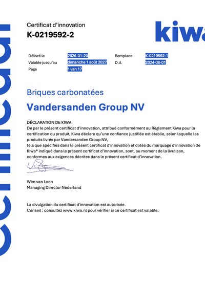 Certificat d'innovation Pirrouet® 